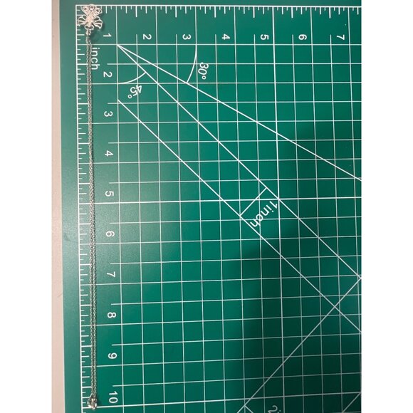 Sterling Silver Angel Hearts Pendant 20" Chain Necklace Marked 925 IBB Thailand - Picture 7 of 11